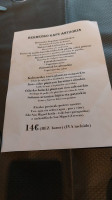 Bermeoko Kafe Antzokia menu