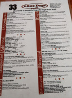 Moe Dogs Grill menu