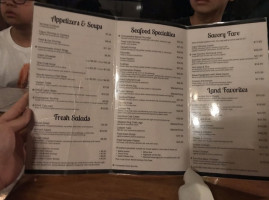 Chesapeake House menu