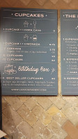 La Cava Cakery Cupcakes Champagne Celebrate menu