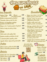 Recuerdos Tapas Bodega menu