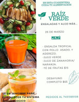 Raiz Verde food