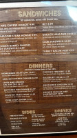 The Wooden Barrel menu