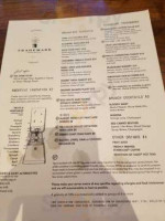 Trademark Drink + Eat menu