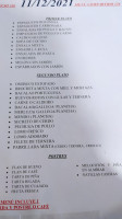 O Viaxeiro menu