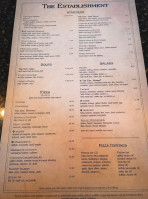 The Establishment menu