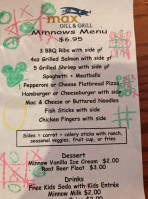 Max Gill And Grill menu