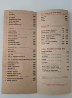 Ten Zen Asian Cuisine menu