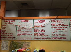 Wings Bbq menu