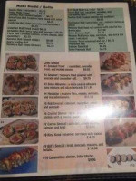 Hiro Sushi menu