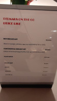 New York Laguardia Airport Marriott menu