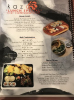 Tokyo Sushi Grill menu