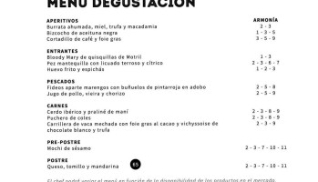 El Conjuro menu