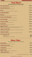 Villa Pizza Durango menu