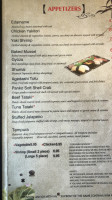 US Sushi menu