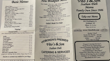 Vito’s Italian Deli food