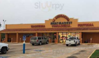 La Michoacana Meat Market outside