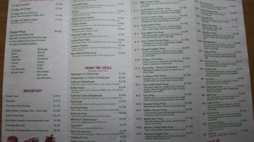 Mr Wraps menu