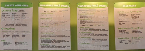 R R Poke menu