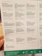 Freshii West Olympia menu