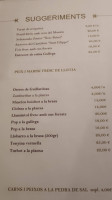 La Volta del Rector menu