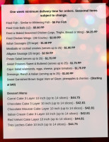 The Taste Of Mardi Gras Foods menu