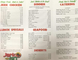 Jerk-n-go menu