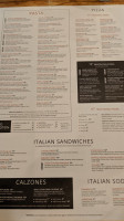 Babbo Italian Eatery menu