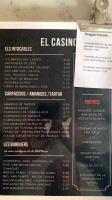 El Casino Constanti menu