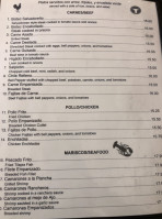 El Salvador menu