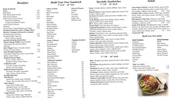 Fat Beli Deli menu