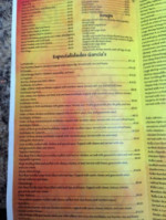 Garcia's Mexican Grill menu