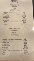 Akira Japanese menu