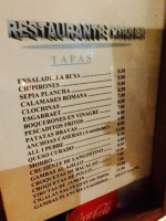 The Corner menu