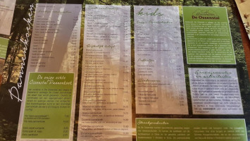 De Ossenstal menu