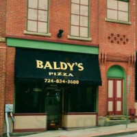 Baldy's Original Pizza food