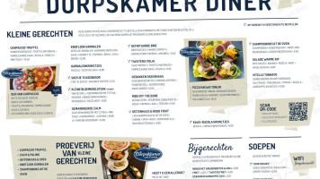 De Dorpskamer Eten Drinken menu