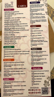 Casa Pedro Ximénez menu