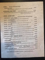 Sushi Mori menu