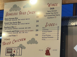 Fomo Chicken menu