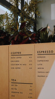 Coffee Tea Collective menu