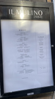 Il Mulino Prime menu