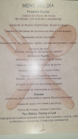 Cervecería Serrano Sc menu