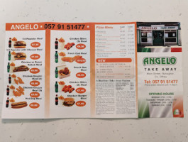 Angelo's Takeaway menu