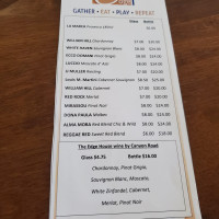 The Edge menu