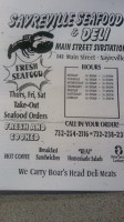 Sayreville Seafood Inc menu