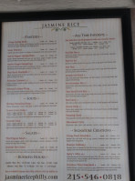 Jasmine Rice Thai Rittenhouse menu