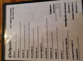 Motor City Gas Whiskey Distillery menu