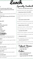 Eadie's Market Catering menu