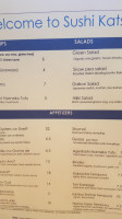 Sushi Katsuei menu